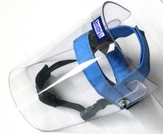 Visor with chin-strap